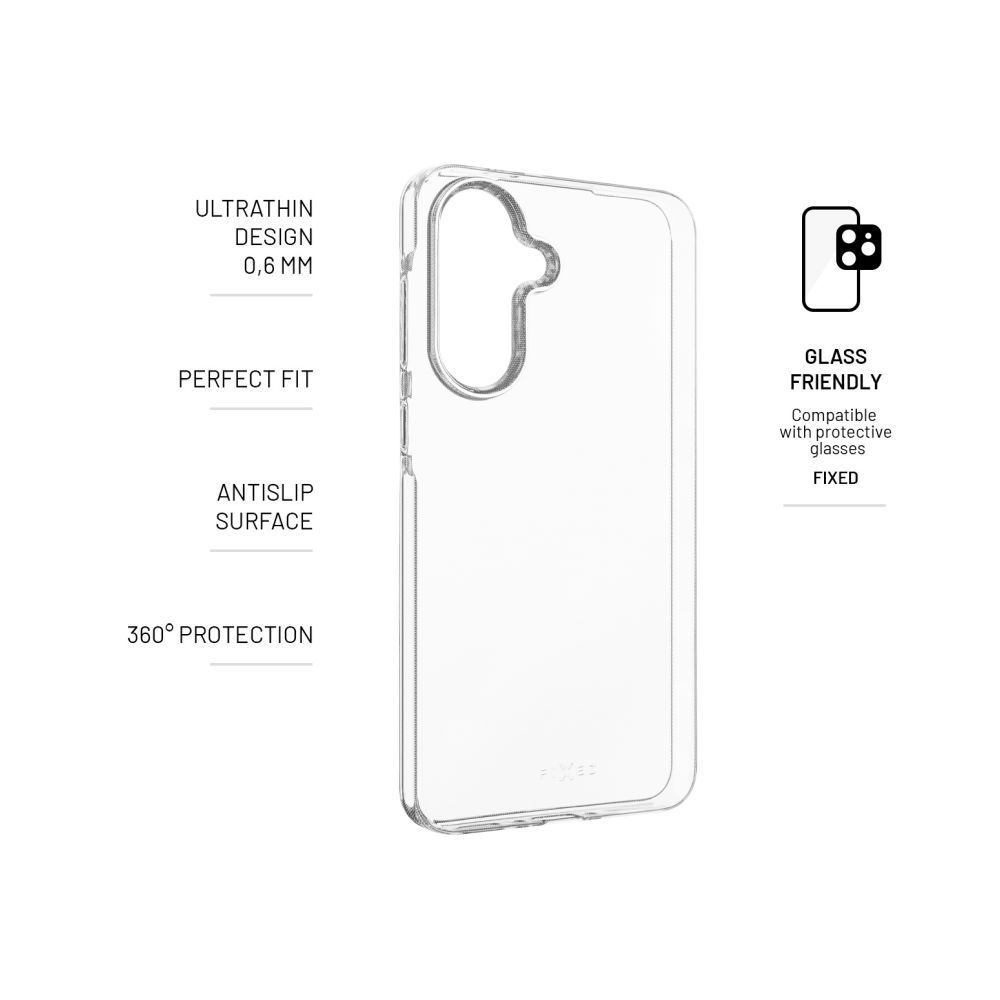 FIXED Ultravékony TPU telefontok Samsung Galaxy A56 5G telefonhoz, átlátszó