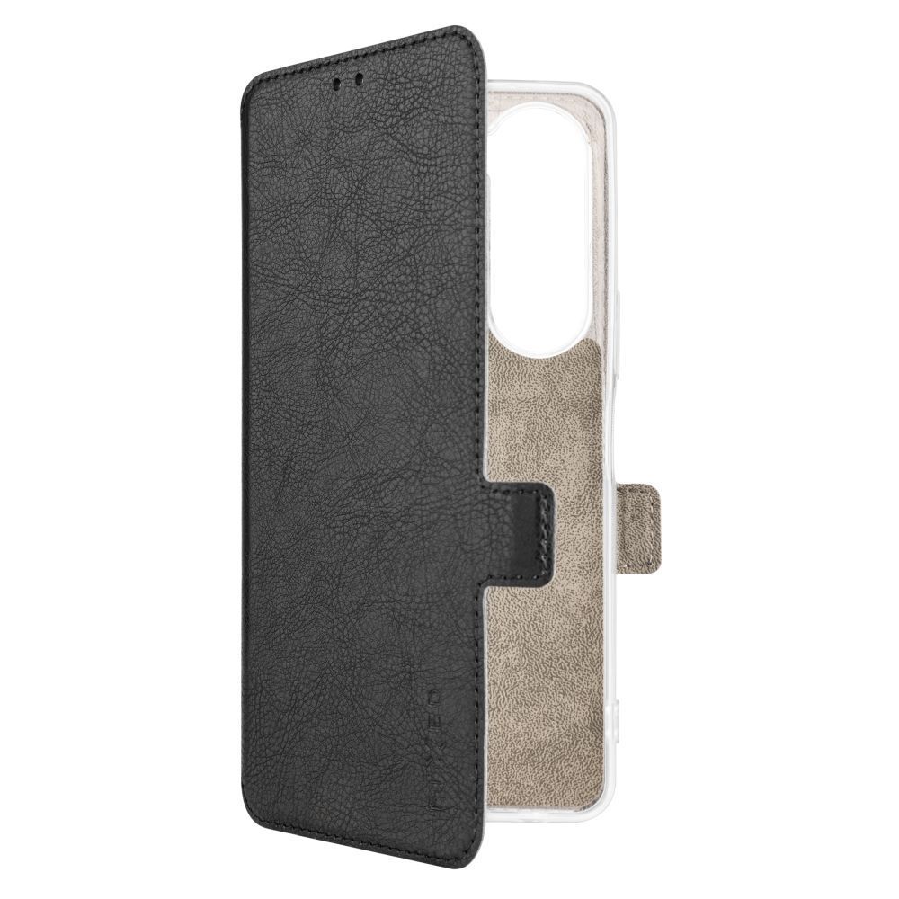 FIXED Thin oldalranyíló telefontok Vivo Y04 4G/Y29s 5G, fekete