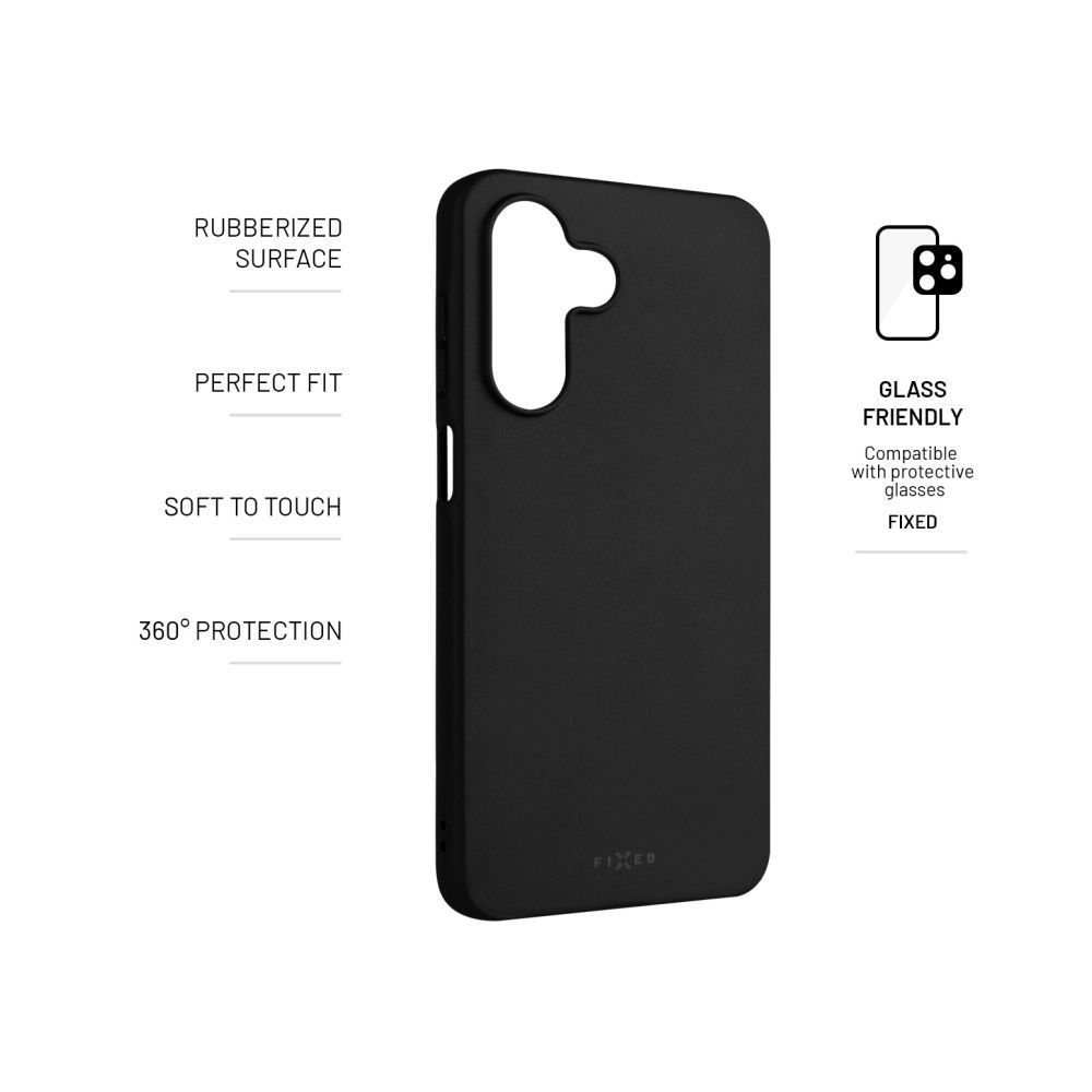 FIXED Story tok Samsung Galaxy A26 5G készülékhez, fekete