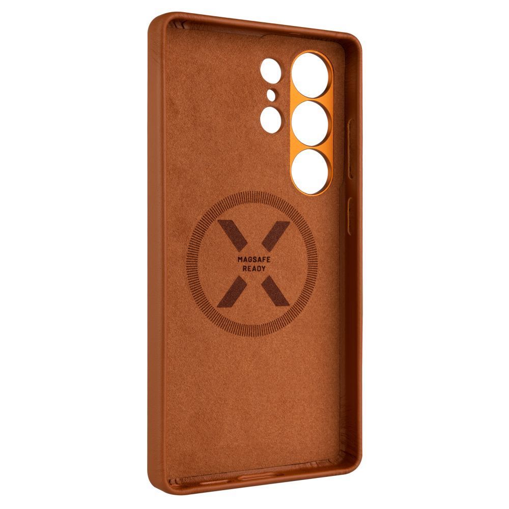 FIXED MagLeather telefontok Samsung Galaxy S25 Ultra-hoz, barna FIXED MagLeather telefontok Samsung Galaxy S25 Ultra-hoz, barna