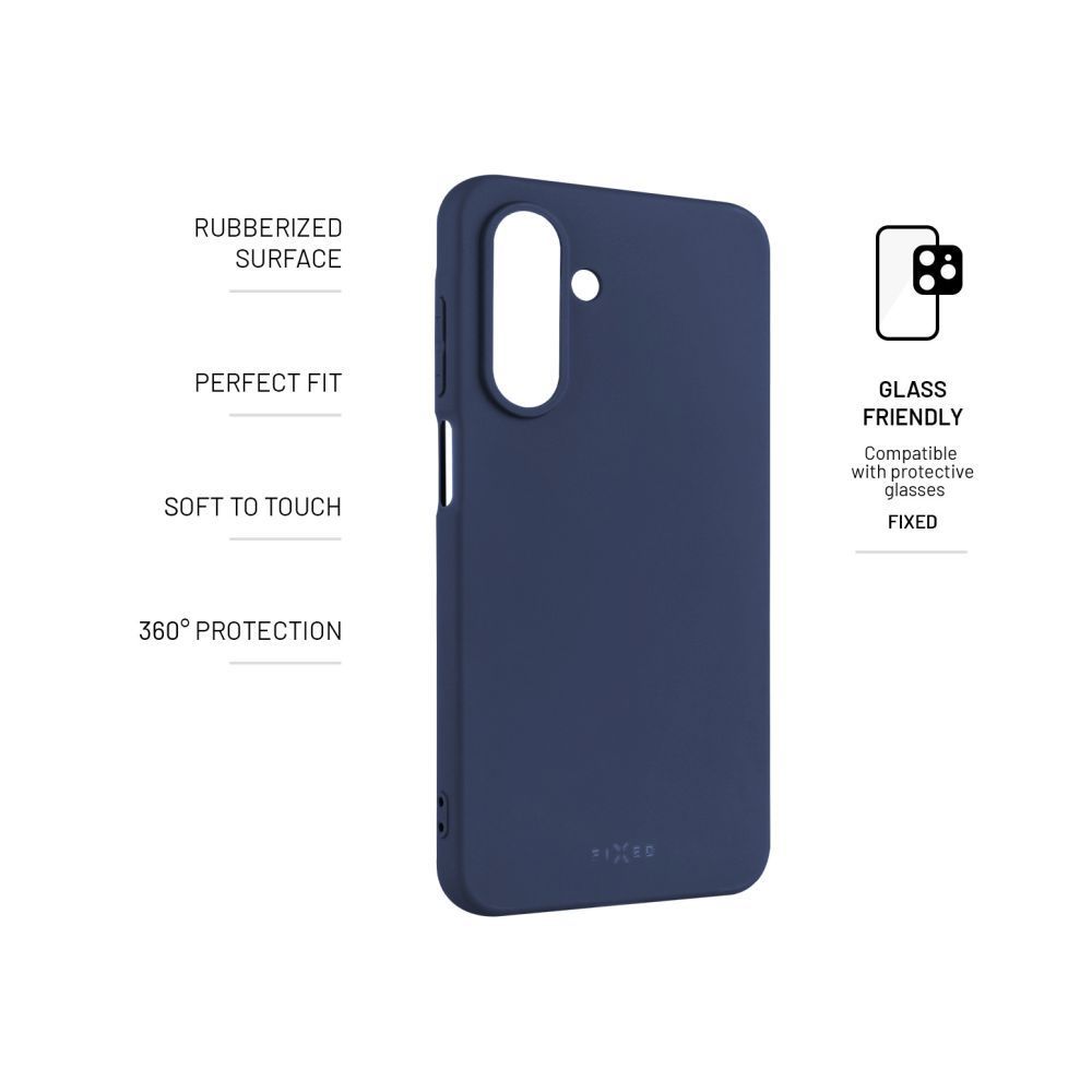 FIXED Rubber Hátlap Story Samsung Galaxy A26 5G, kék