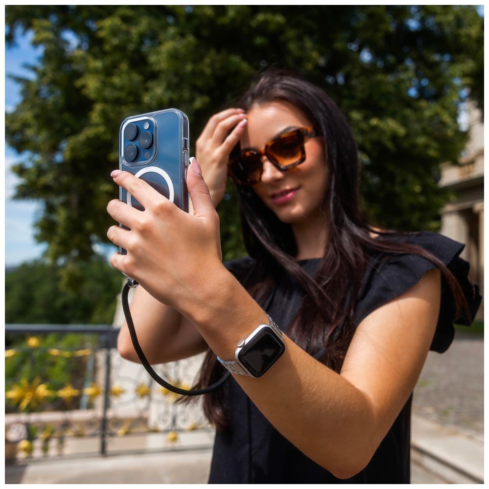 FIXED MagPure telefontok pro Apple iPhone 16e-hez, fekete FIXED MagPure telefontok pro Apple iPhone 16e-hez, fekete