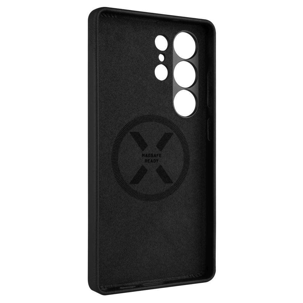 FIXED MagLeather telefontok Samsung Galaxy S25 Ultra-hoz, fekete FIXED MagLeather telefontok Samsung Galaxy S25 Ultra-hoz, fekete
