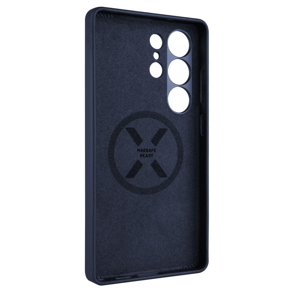 FIXED MagLeather telefontok Samsung Galaxy S25 Ultra-hoz, kék