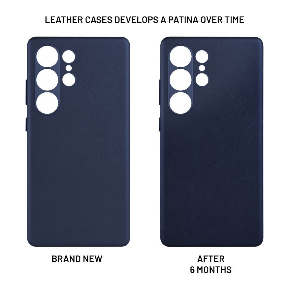 FIXED MagLeather telefontok Samsung Galaxy S25 Ultra-hoz, kék