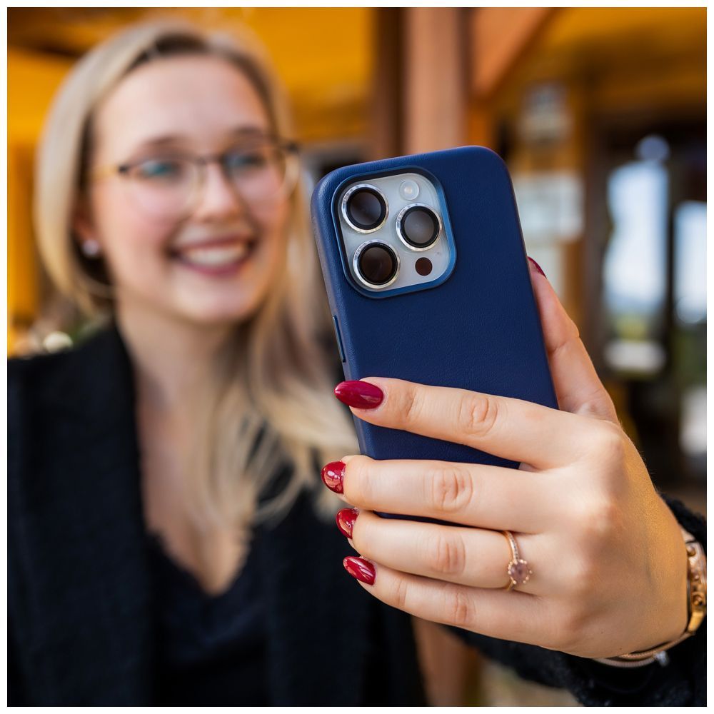 FIXED MagLeather telefontok Samsung Galaxy S25 Ultra-hoz, kék