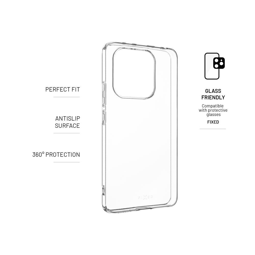 FIXED Ultravékony TPU telefontok Xiaomi Redmi Note 14, átlátszó