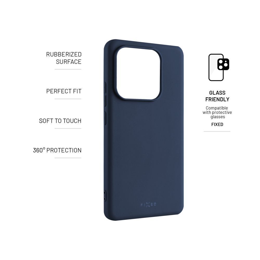 FIXED Gumírozott telefontok Story Xiaomi Redmi Note 14 5G telefonhoz, kék FIXED Gumírozott telefontok Story Xiaomi Redmi Note 14 5G telefonhoz, kék