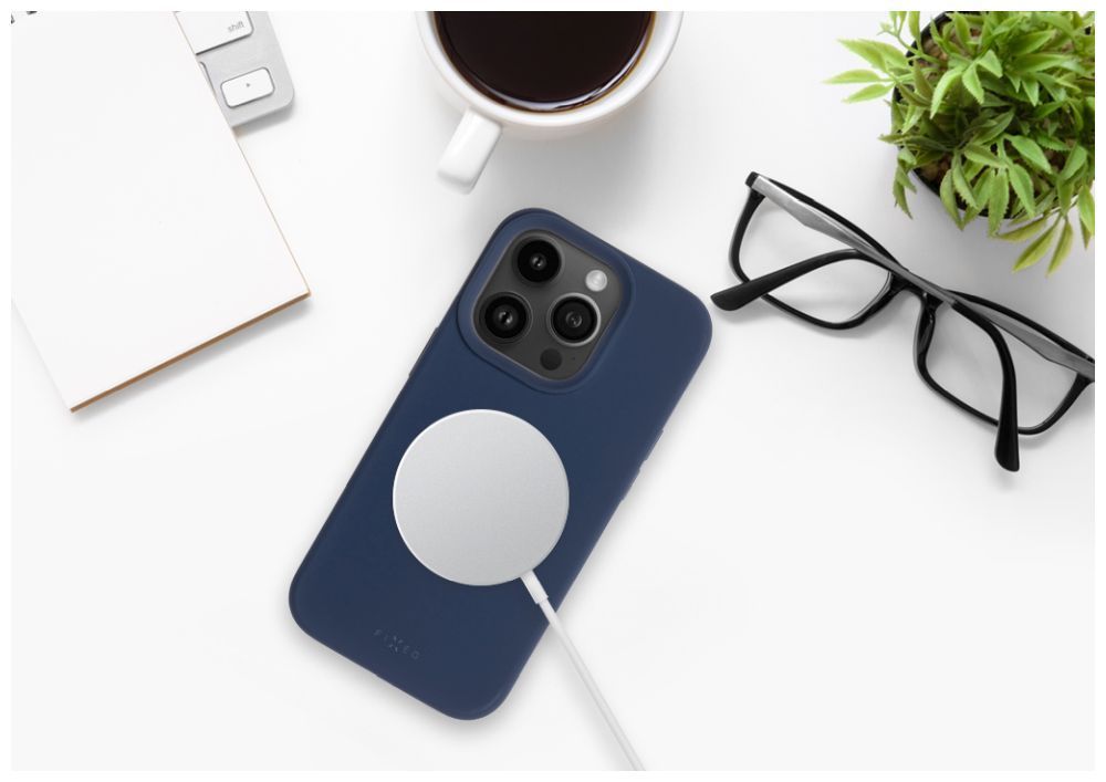 FIXED MagFlow tok Samsung Galaxy S25 Ultra-hoz, kék FIXED MagFlow tok Samsung Galaxy S25 Ultra-hoz, kék