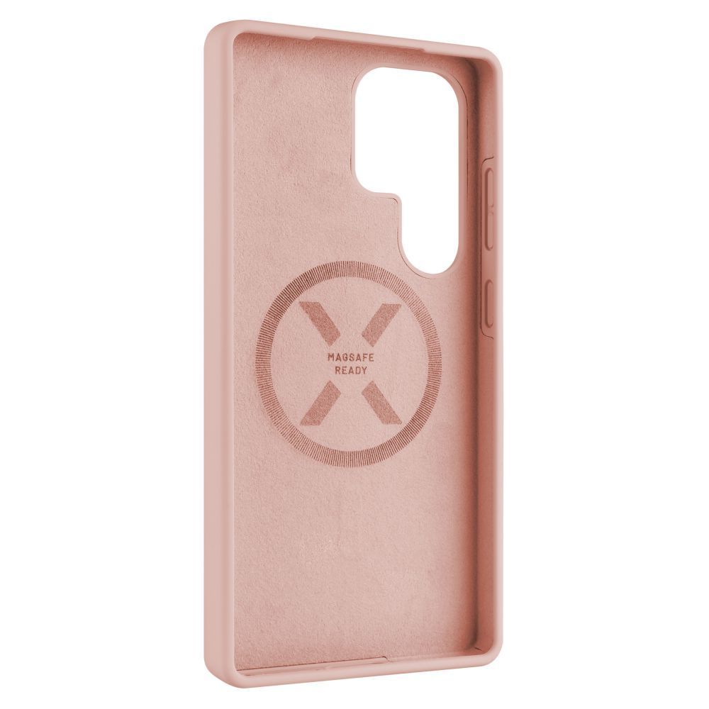 FIXED MagFlow tok Samsung Galaxy S25 Ultra-hoz, rózsaszín FIXED MagFlow tok Samsung Galaxy S25 Ultra-hoz, rózsaszín