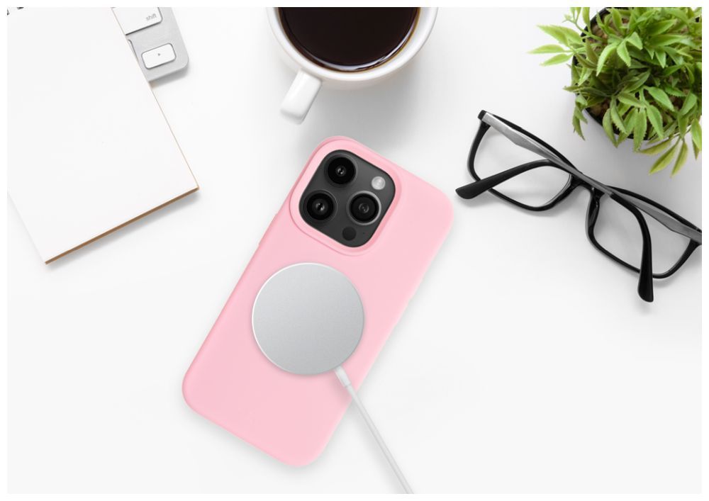 FIXED MagFlow tok Samsung Galaxy S25 Ultra-hoz, rózsaszín FIXED MagFlow tok Samsung Galaxy S25 Ultra-hoz, rózsaszín