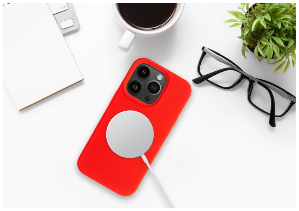 FIXED MagFlow tok Samsung Galaxy S25 Ultra-hoz, piros FIXED MagFlow tok Samsung Galaxy S25 Ultra-hoz, piros