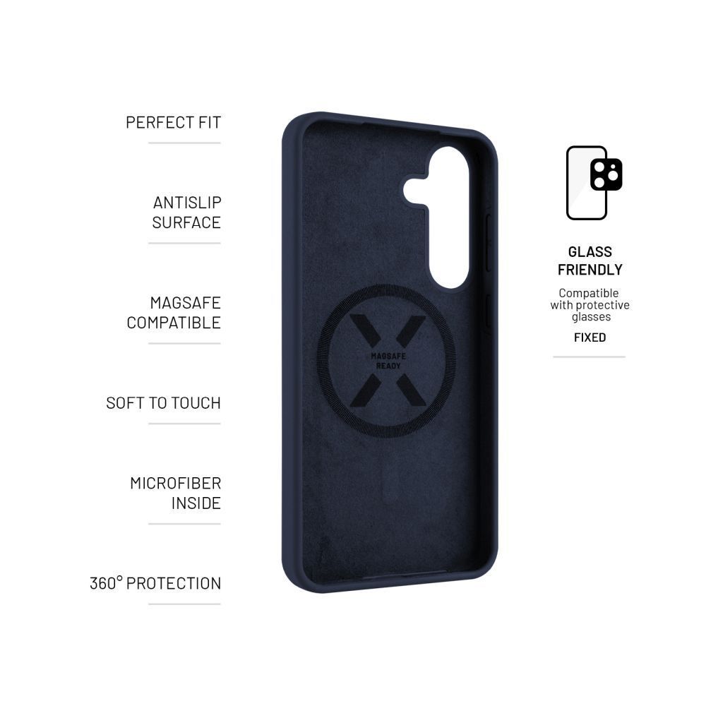 FIXED MagFlow tok Samsung Galaxy S25+-hoz, kék FIXED MagFlow tok Samsung Galaxy S25+-hoz, kék