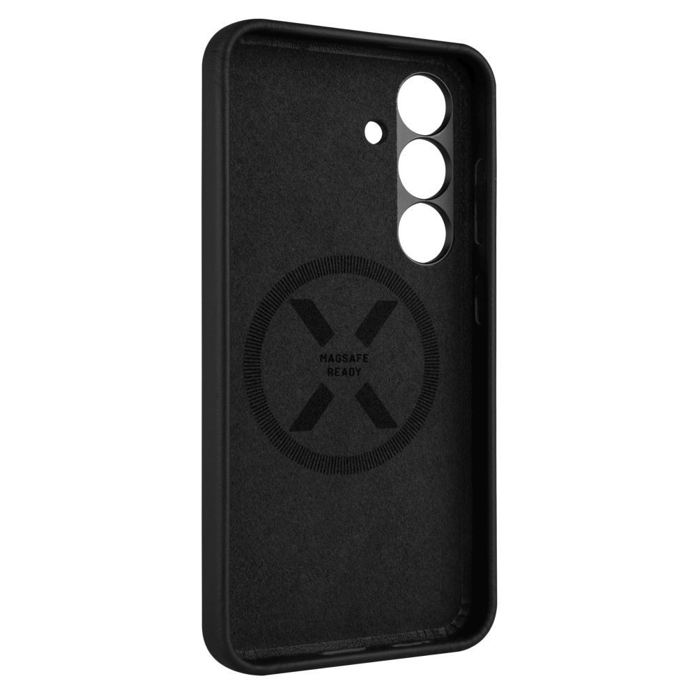 FIXED MagLeather telefontok Samsung Galaxy S25-höz, fekete FIXED MagLeather telefontok Samsung Galaxy S25-höz, fekete
