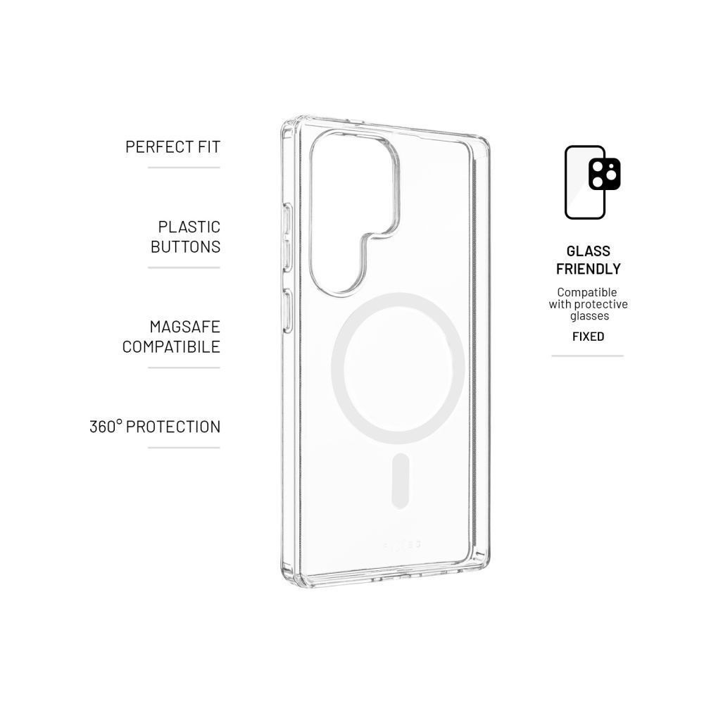FIXED MagPure tok a Samsung Galaxy S25 Ultra készülékhez, átlátszó FIXED MagPure tok a Samsung Galaxy S25 Ultra készülékhez, átlátszó