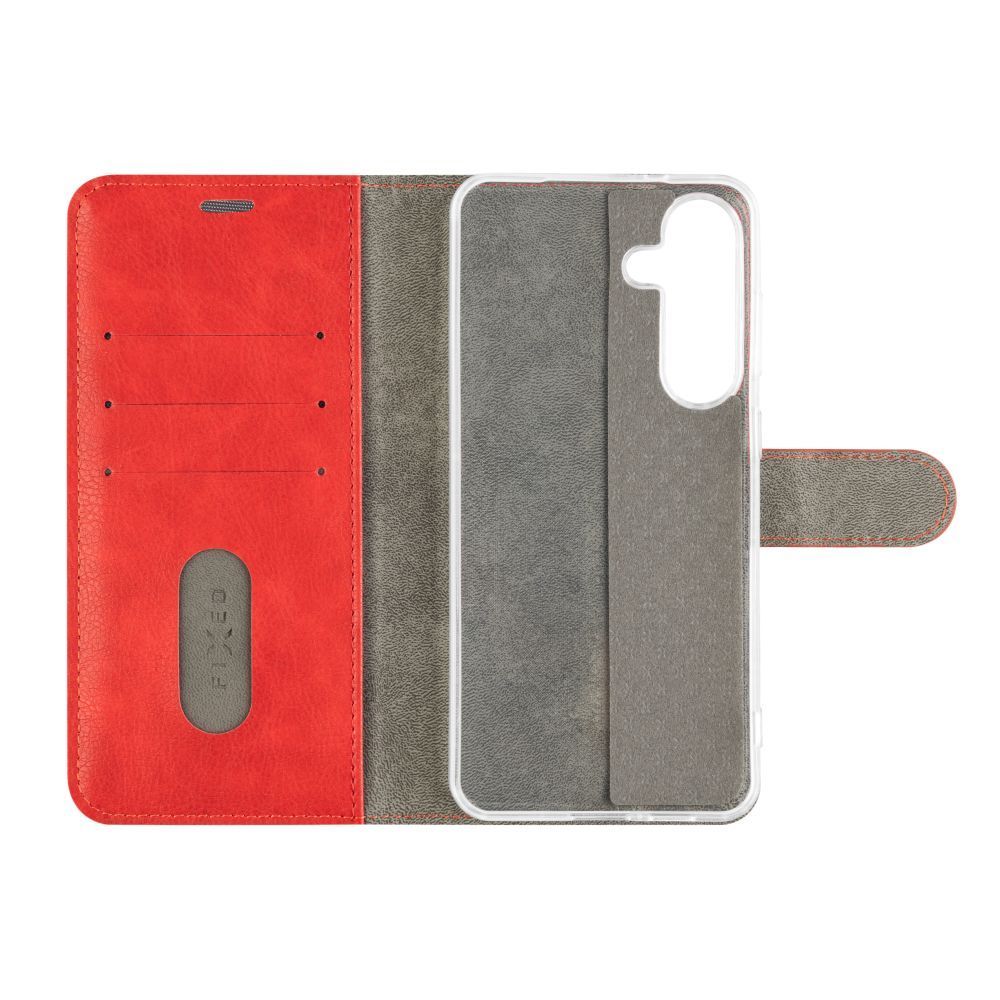 FIXED Opus oldalranyíló telefontok Samsung Galaxy S25+ telefonhoz, piros FIXED Opus oldalranyíló telefontok Samsung Galaxy S25+ telefonhoz, piros