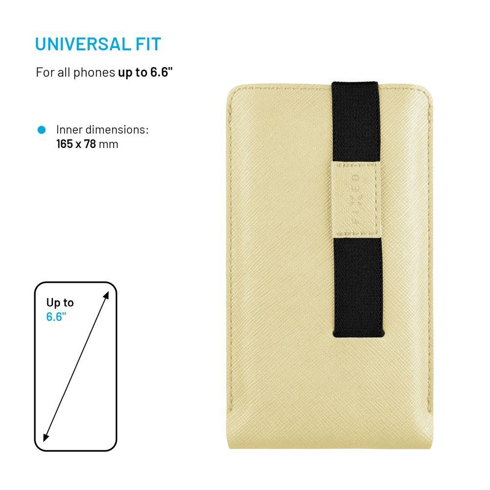 FIXED Lucca telefontok 6,6", világossárga