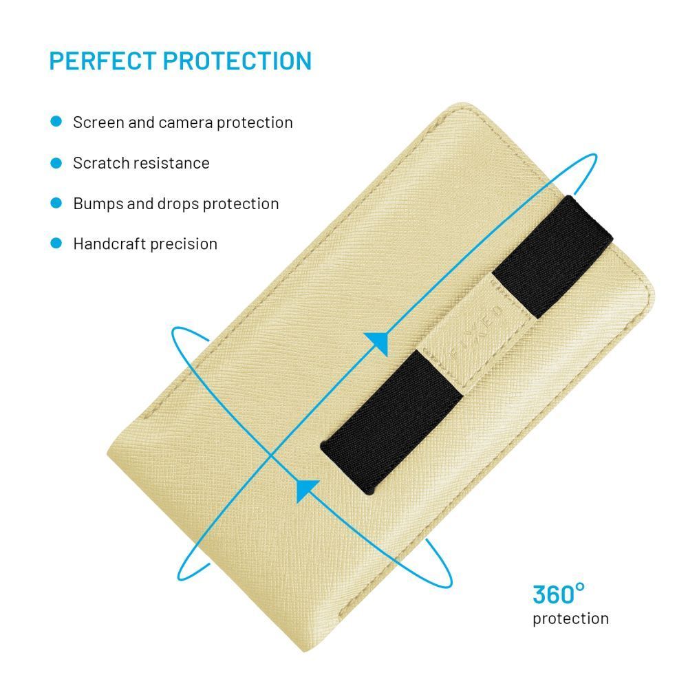 FIXED Lucca telefontok 6,6", világossárga