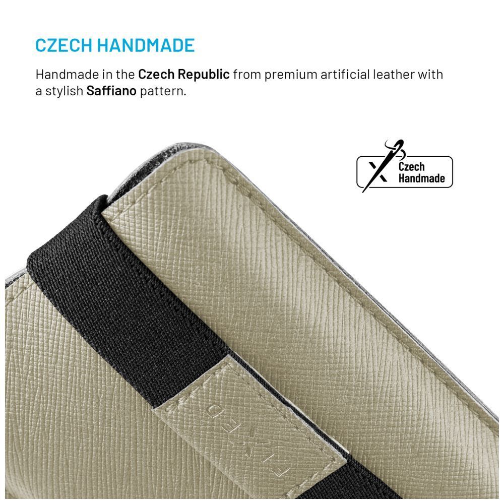 FIXED Lucca telefontok 6,6", krém