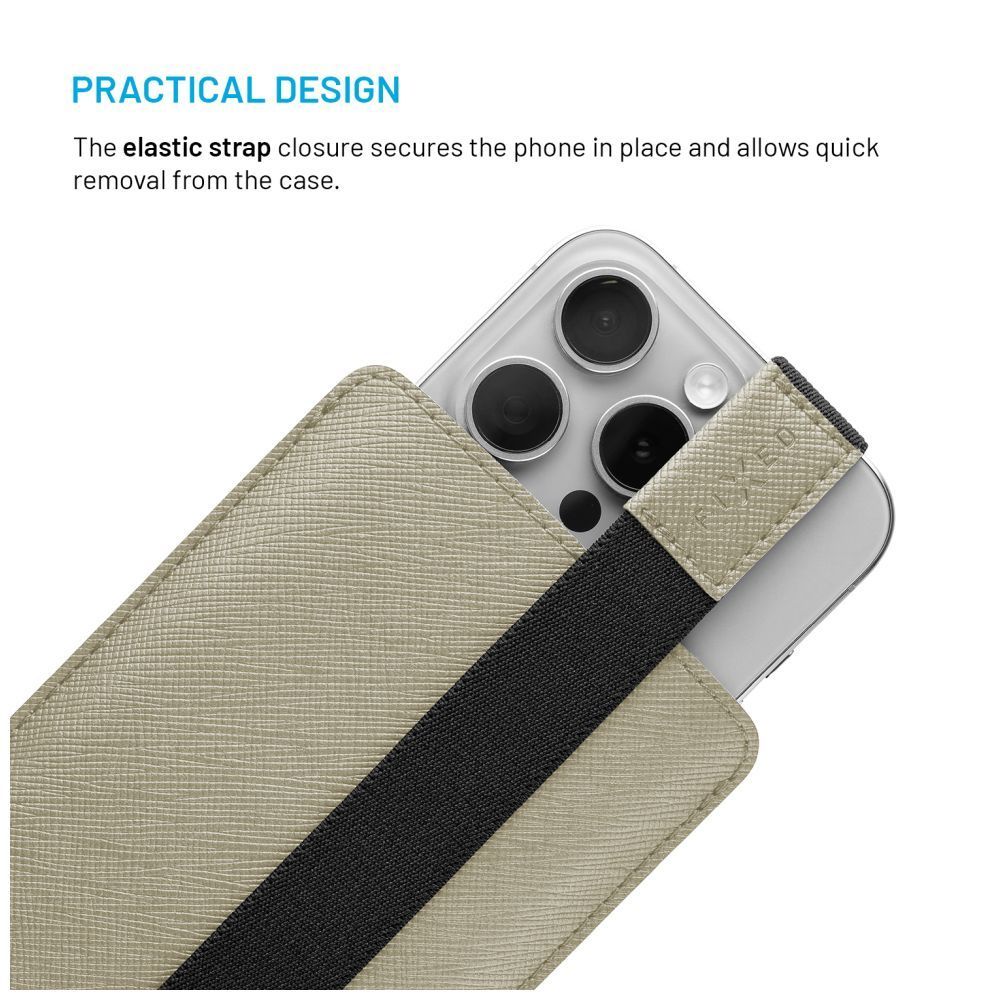 FIXED Lucca telefontok 6,6", krém