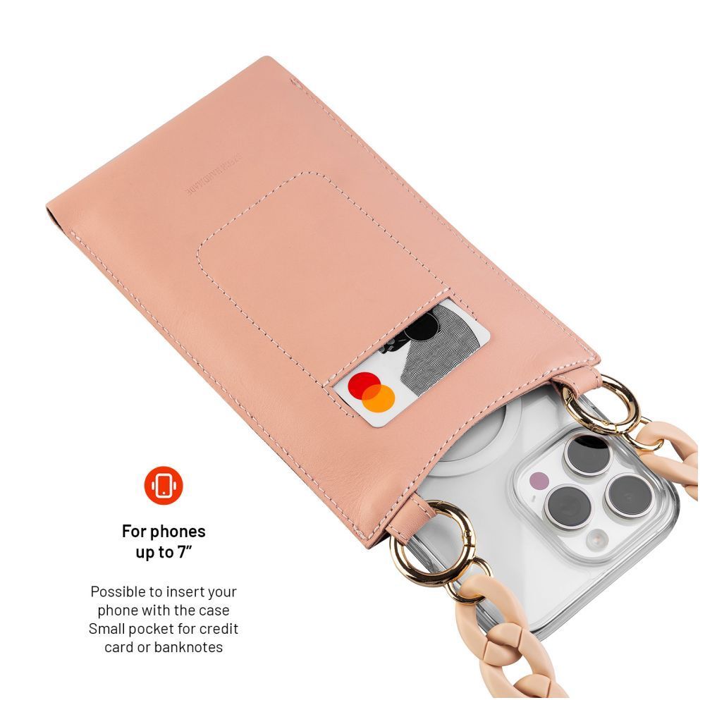 FIXED Venezia univerzális telefontok, púder rózsaszín FIXED Venezia univerzális telefontok, púder rózsaszín