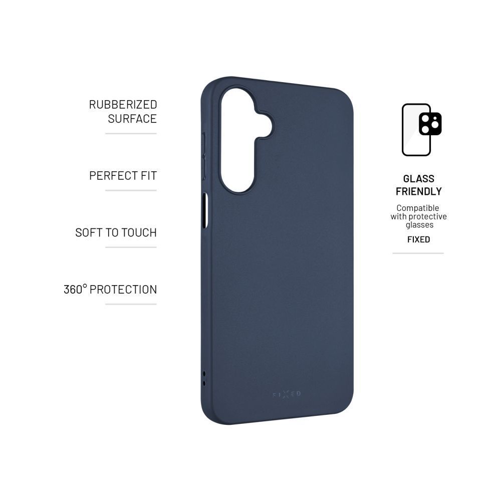 FIXED Gumírozott telefontok Story Samsung Galaxy A16 4G/5G, kék FIXED Gumírozott telefontok Story Samsung Galaxy A16 4G/5G, kék