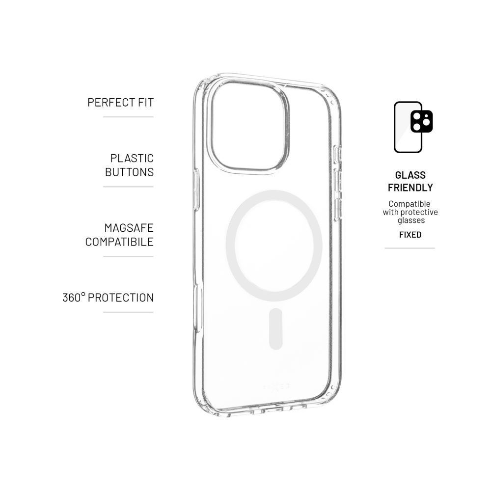 FIXED MagPure védőtok Apple iPhone 16 Pro Max-hoz, átlátszó FIXED MagPure védőtok Apple iPhone 16 Pro Max-hoz, átlátszó