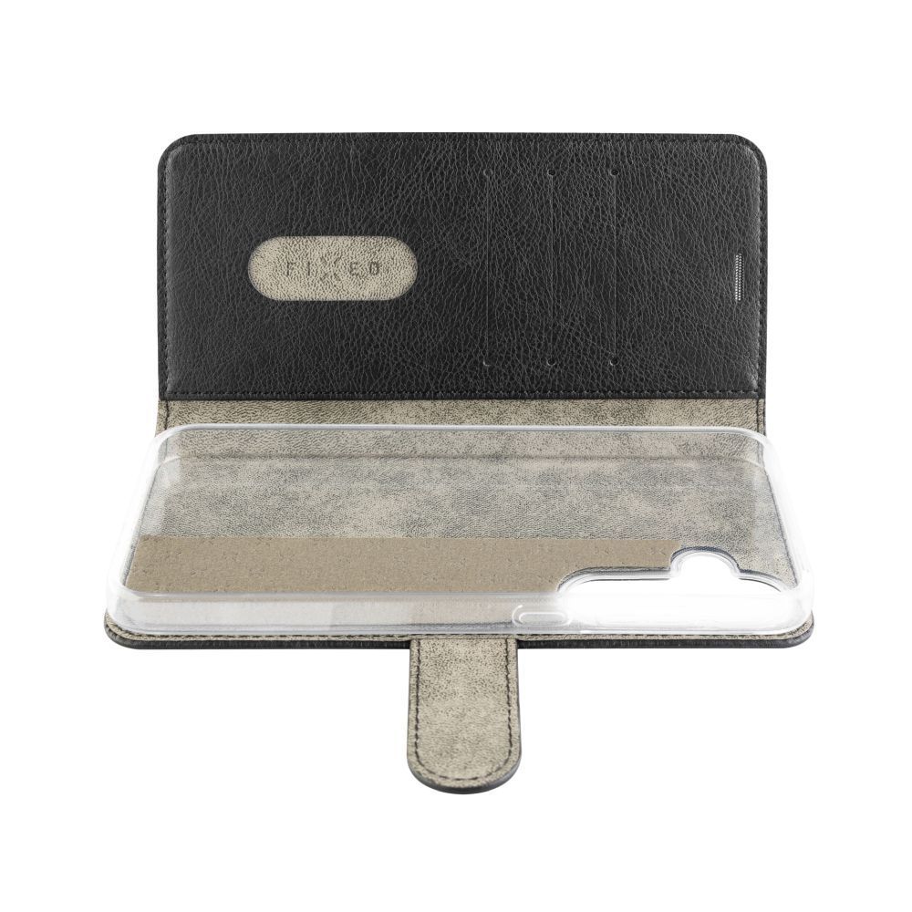 FIXED Opus oldalranyíló telefonto a Samsung Galaxy A35 5G készülékhez,fekete FIXOP3-1262-BK