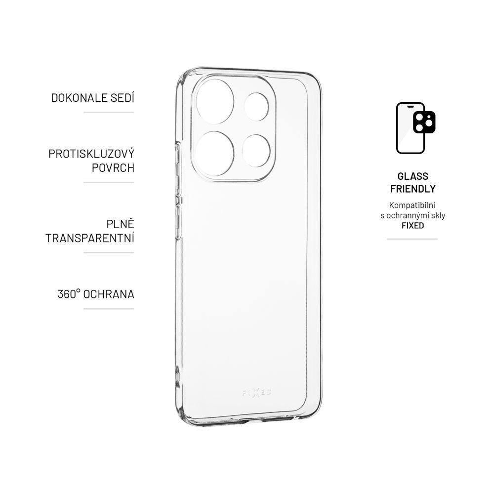 FIXED TPU Gel Case for Tecno Spark Go 2023, clear, Mobiltelefon Kiegészítő FIXED TPU Gel Case for Tecno Spark Go 2023, clear, Mobiltelefon Kiegészítő