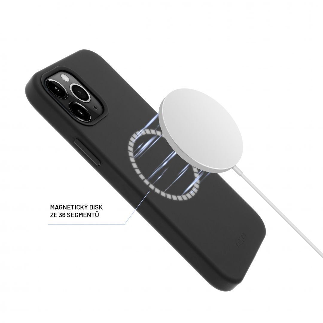 FIXED MagFlow Hátlap with Magsafe support Apple iPhone 12 Pro Max, Piros FIXED MagFlow Hátlap with Magsafe support Apple iPhone 12 Pro Max, Piros