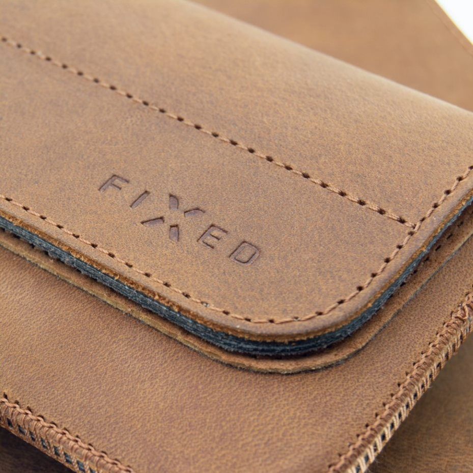 FIXED Horizontal Bőrtok Posh with closing, 6XL méret Brown FIXED Horizontal Bőrtok Posh with closing, 6XL méret Brown