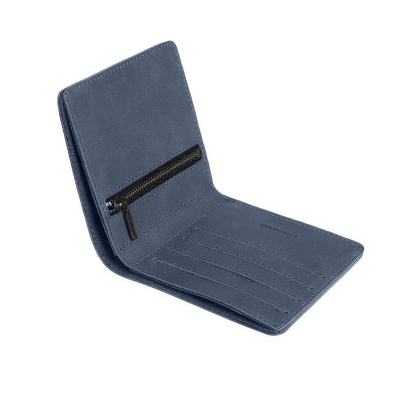 FIXED klasszikus valódi bőr pénztárca kék FIXED klasszikus valódi bőr pénztárca kék