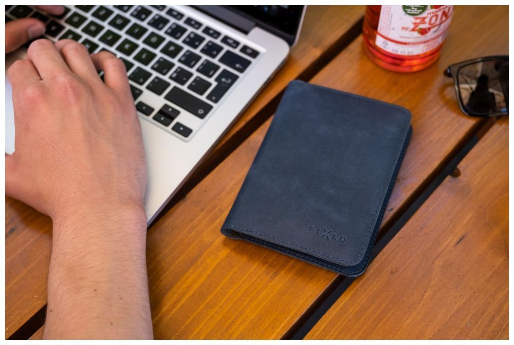 FIXED Passport valódi bőr pénztárca , kék FIXED Passport valódi bőr pénztárca , kék