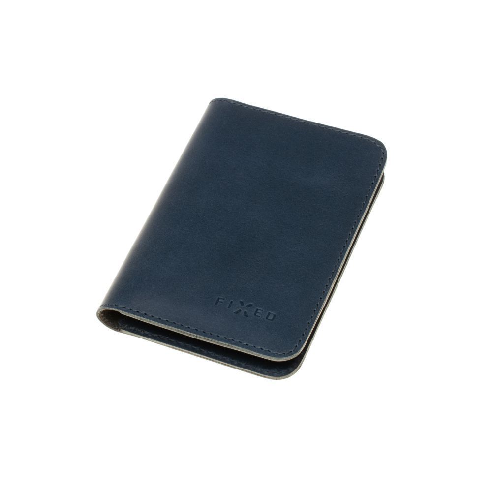 FIXED XL valódi bőr pénztárca, kék FIXED XL valódi bőr pénztárca, kék