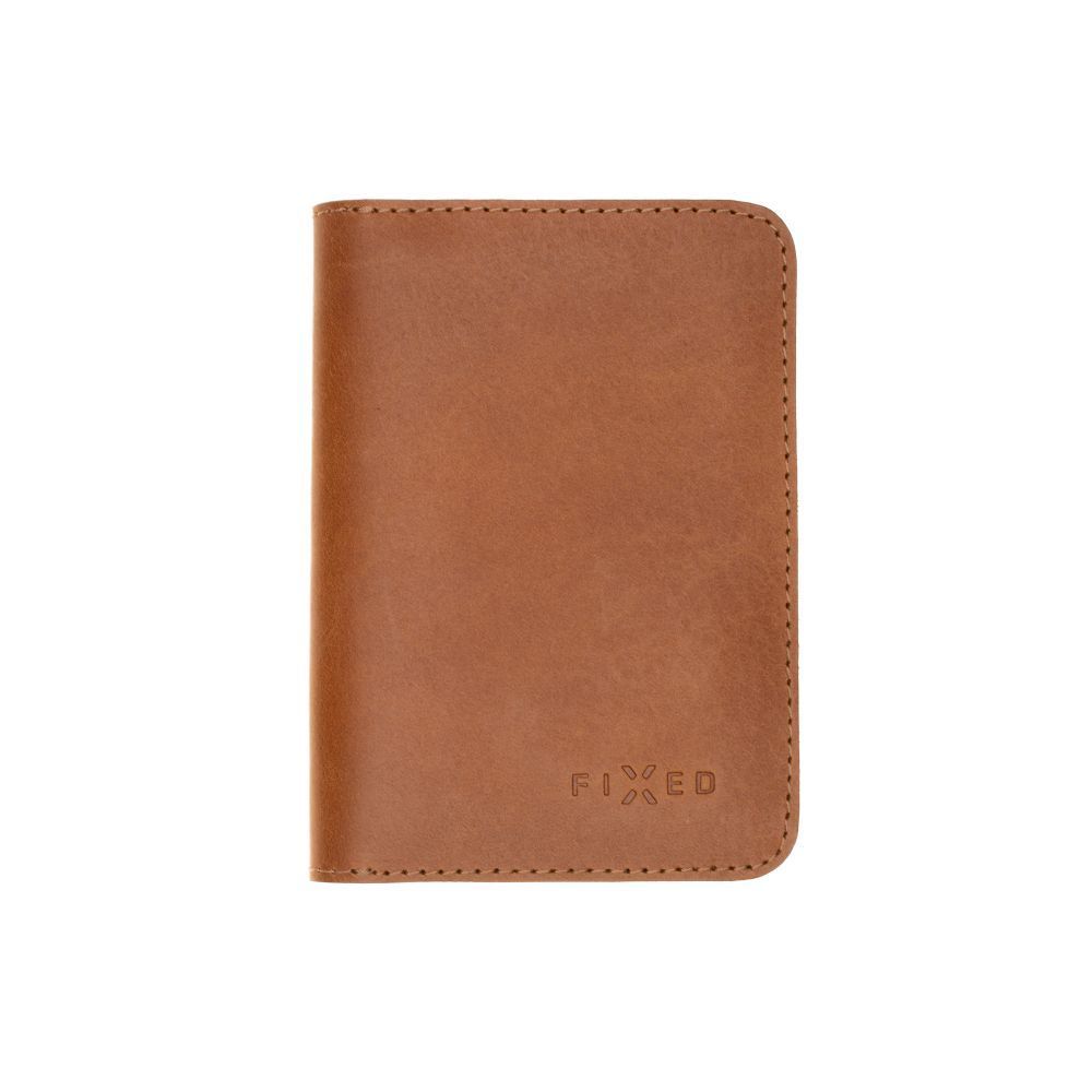 FIXED XLvalódi bőr pénztárca, barna FIXED XLvalódi bőr pénztárca, barna