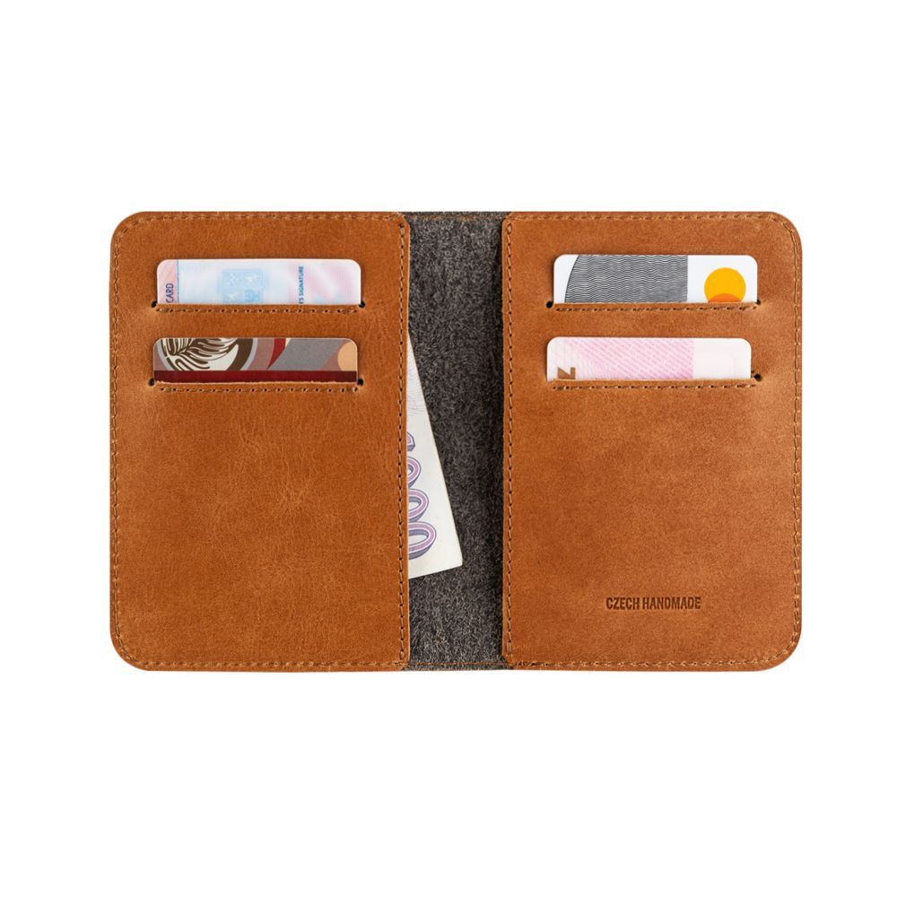 FIXED XLvalódi bőr pénztárca, barna FIXED XLvalódi bőr pénztárca, barna