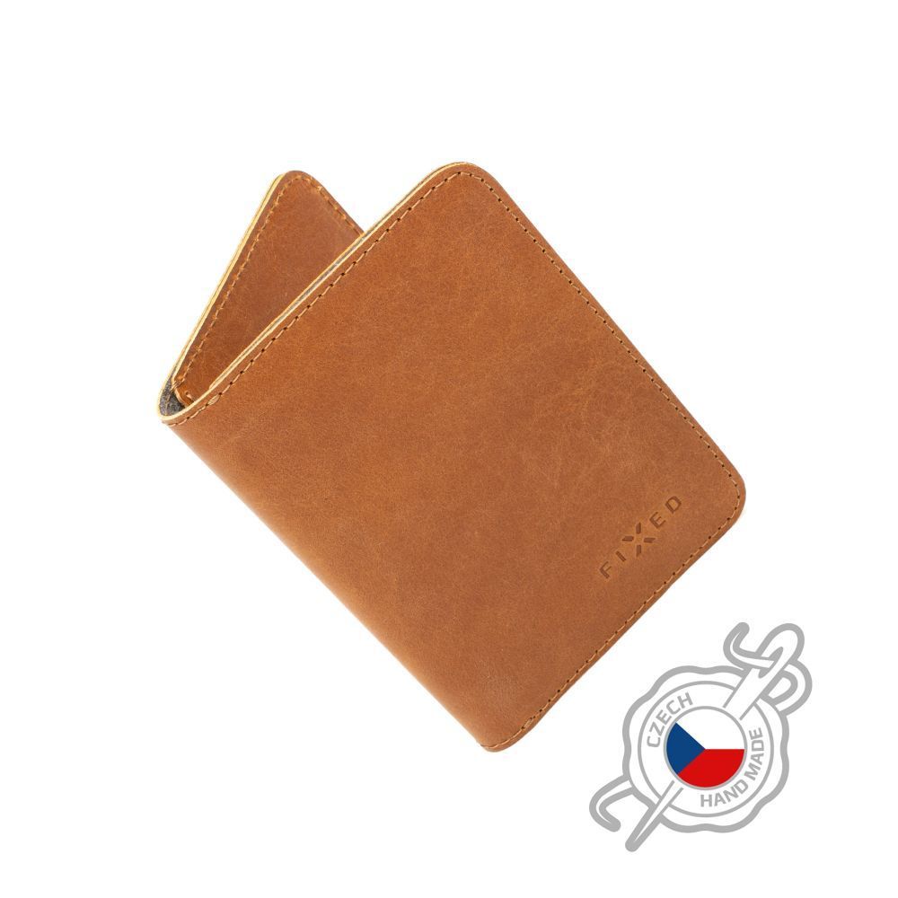 FIXED XLvalódi bőr pénztárca, barna FIXED XLvalódi bőr pénztárca, barna