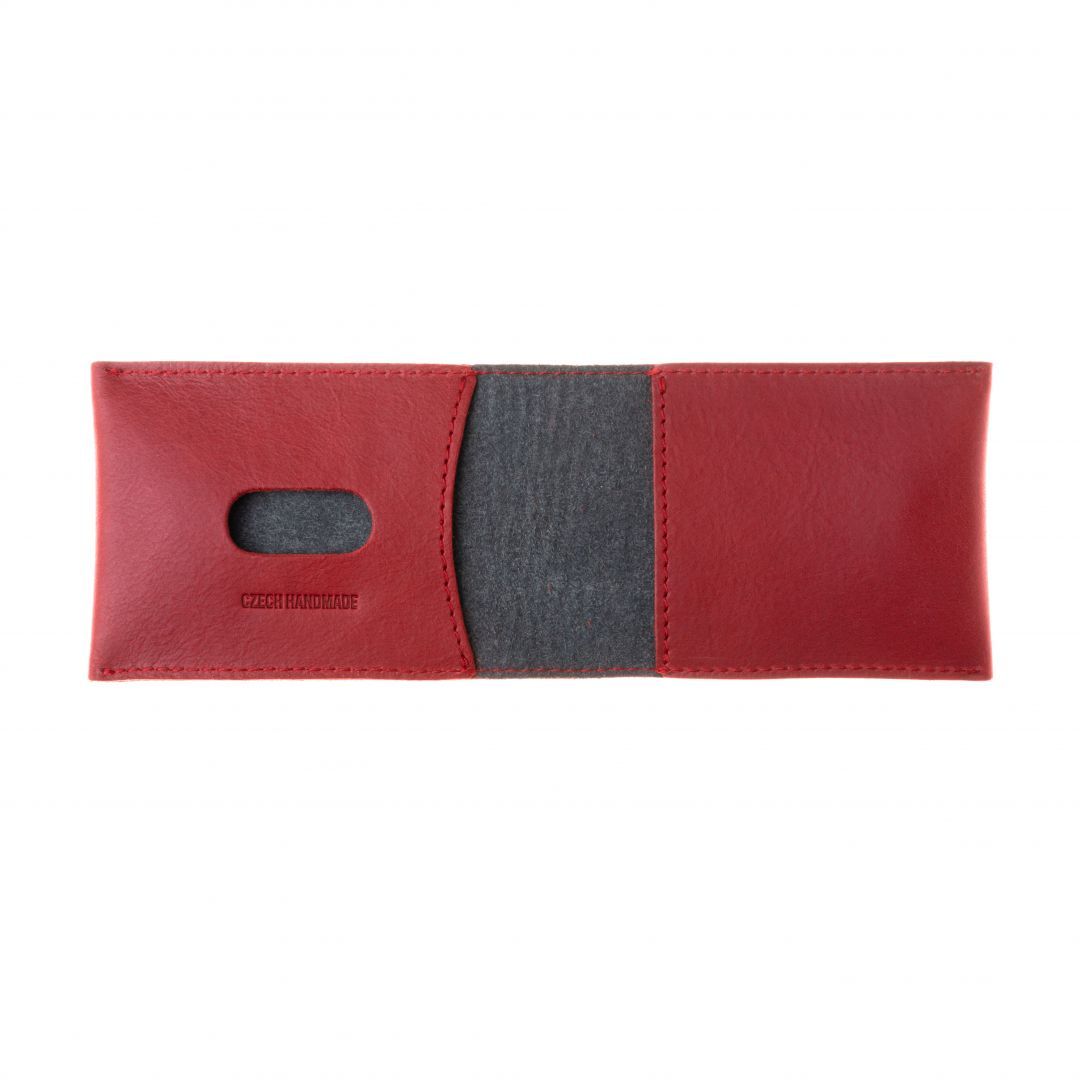 FIXED valódi bőr pénztárca, piros FIXED valódi bőr pénztárca, piros