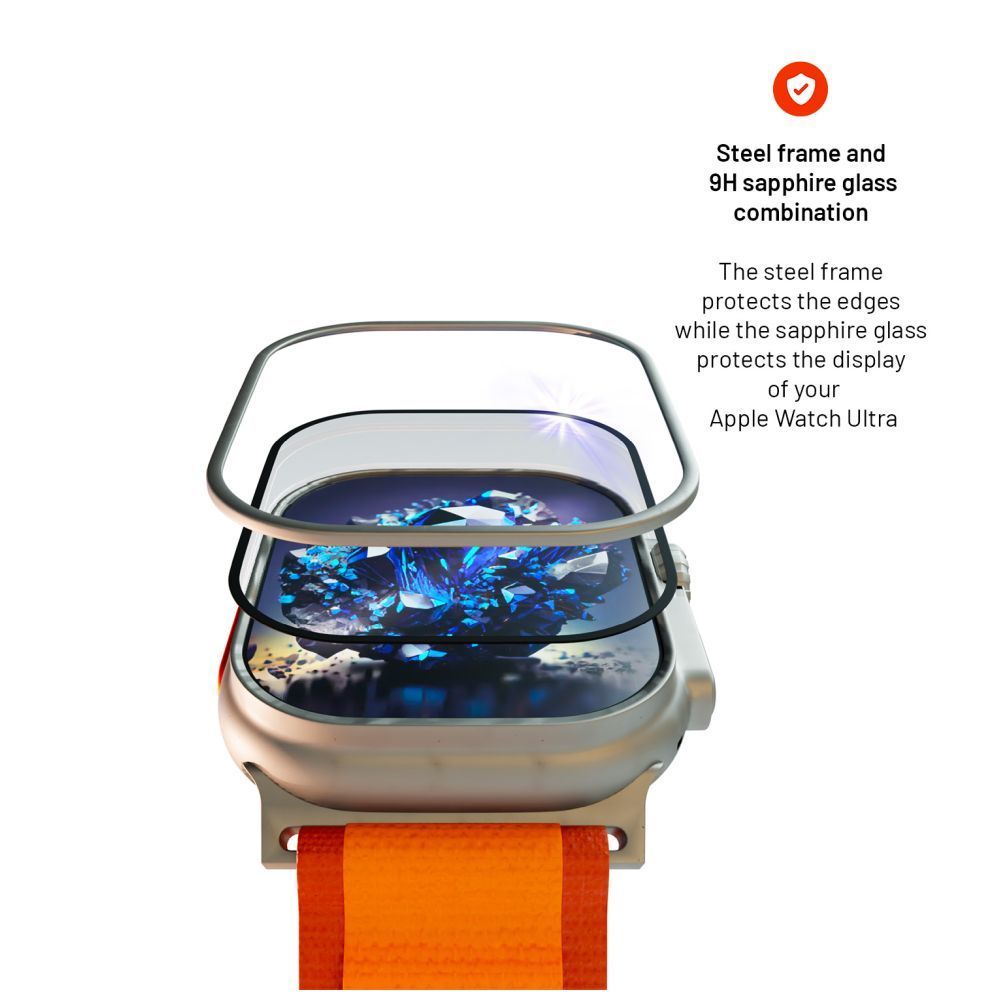 FIXED zafír üvegfólia Apple Watch Ultra készülékhez FIXED zafír üvegfólia Apple Watch Ultra készülékhez