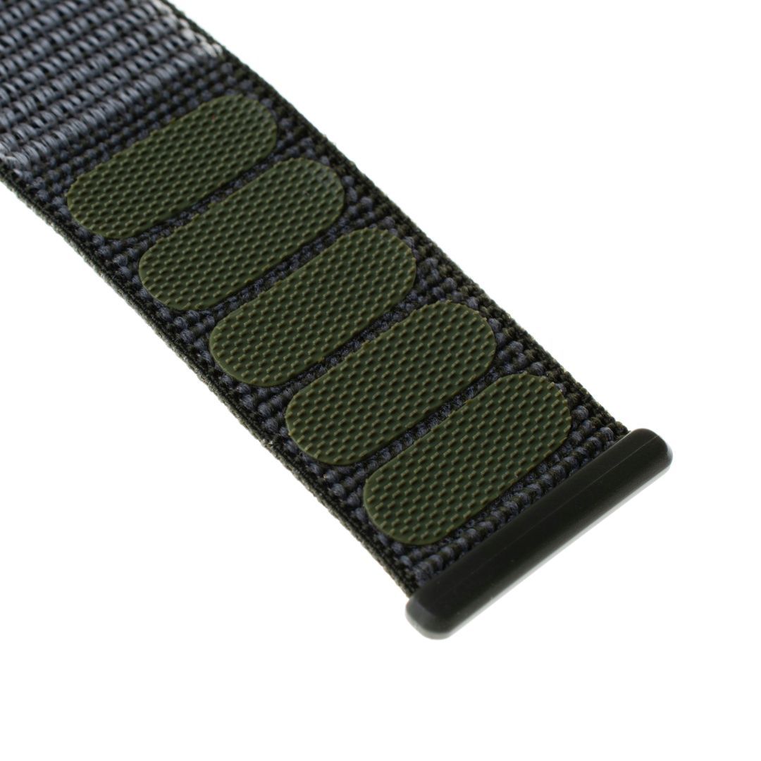 FIXED Nylon Strap for Apple Watch 38/40/41 mm, olive, Okosóra kiegészítő FIXED Nylon Strap for Apple Watch 38/40/41 mm, olive, Okosóra kiegészítő