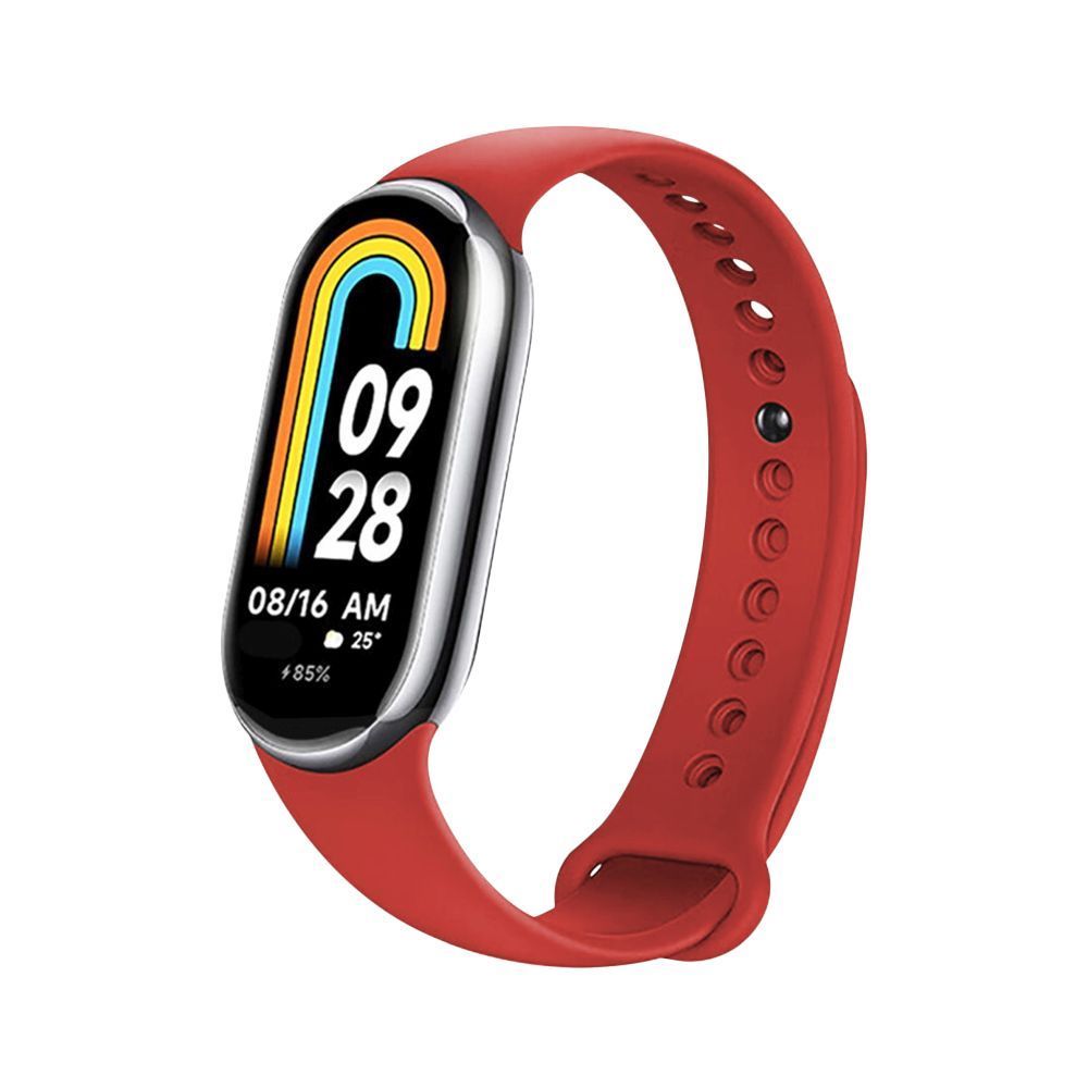 FIXED szilikon szíj Xiaomi Mi Band 8 okosórához, piros FIXED szilikon szíj Xiaomi Mi Band 8 okosórához, piros