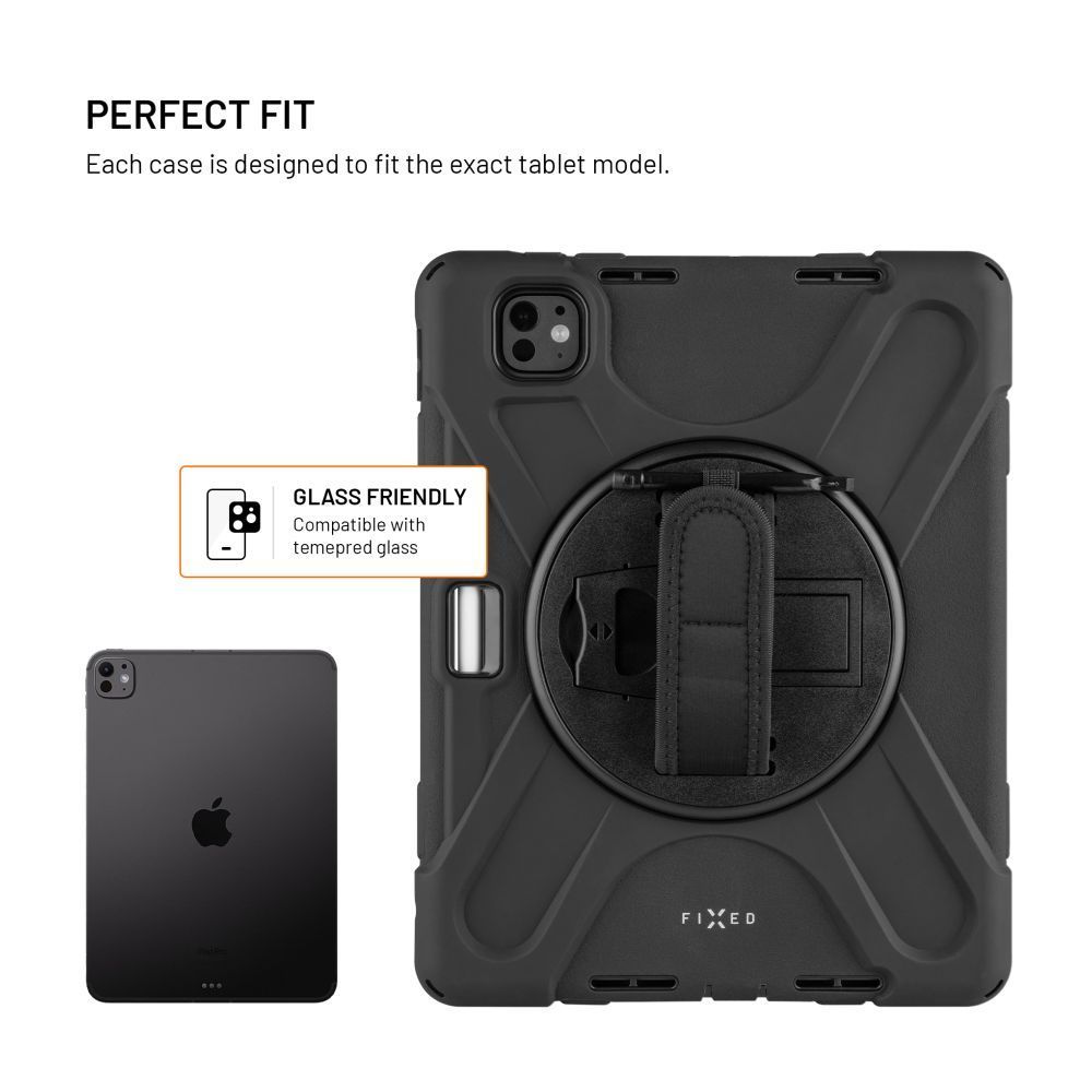 FIXED masszív tablet tok Apple iPad Pro 11" (2024) készülékhez, fekete