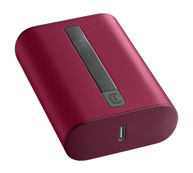 Cellularline Thunder 10000mAh Powerbank Red Cellularline Thunder 10000mAh Powerbank Red