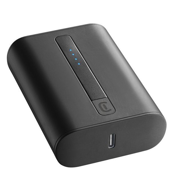 Cellularline Thunder 10000mAh Powerbank Black Cellularline Thunder 10000mAh Powerbank Black
