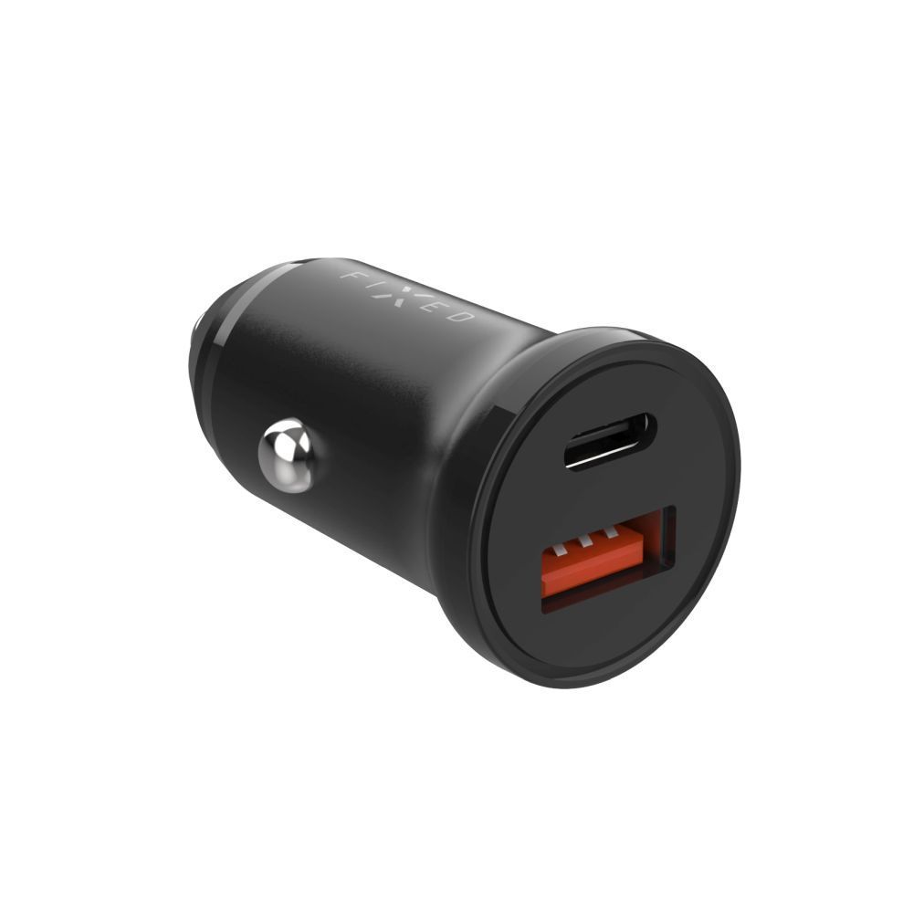 FIXED USB-C/USB autós töltő 20W, fekete, FIXCC20N-CU-BK FIXED USB-C/USB autós töltő 20W, fekete, FIXCC20N-CU-BK