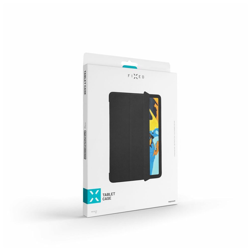 FIXED Padcover for Apple iPad 10.2"(2019/2020/2021), Fekete, iPad Kiegészítő