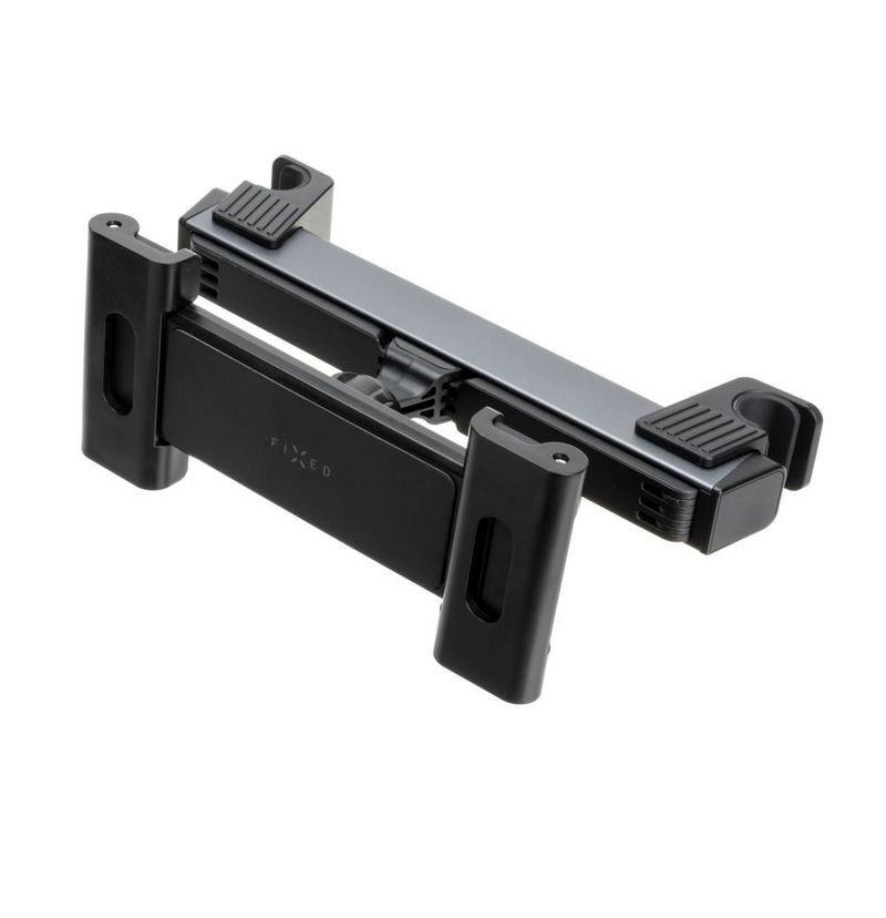 FIXED autós tablet tartó, fejtámlához rögzíthető, 7"-13" méretű tabletekhez, több irányba állítható, sötétszürke