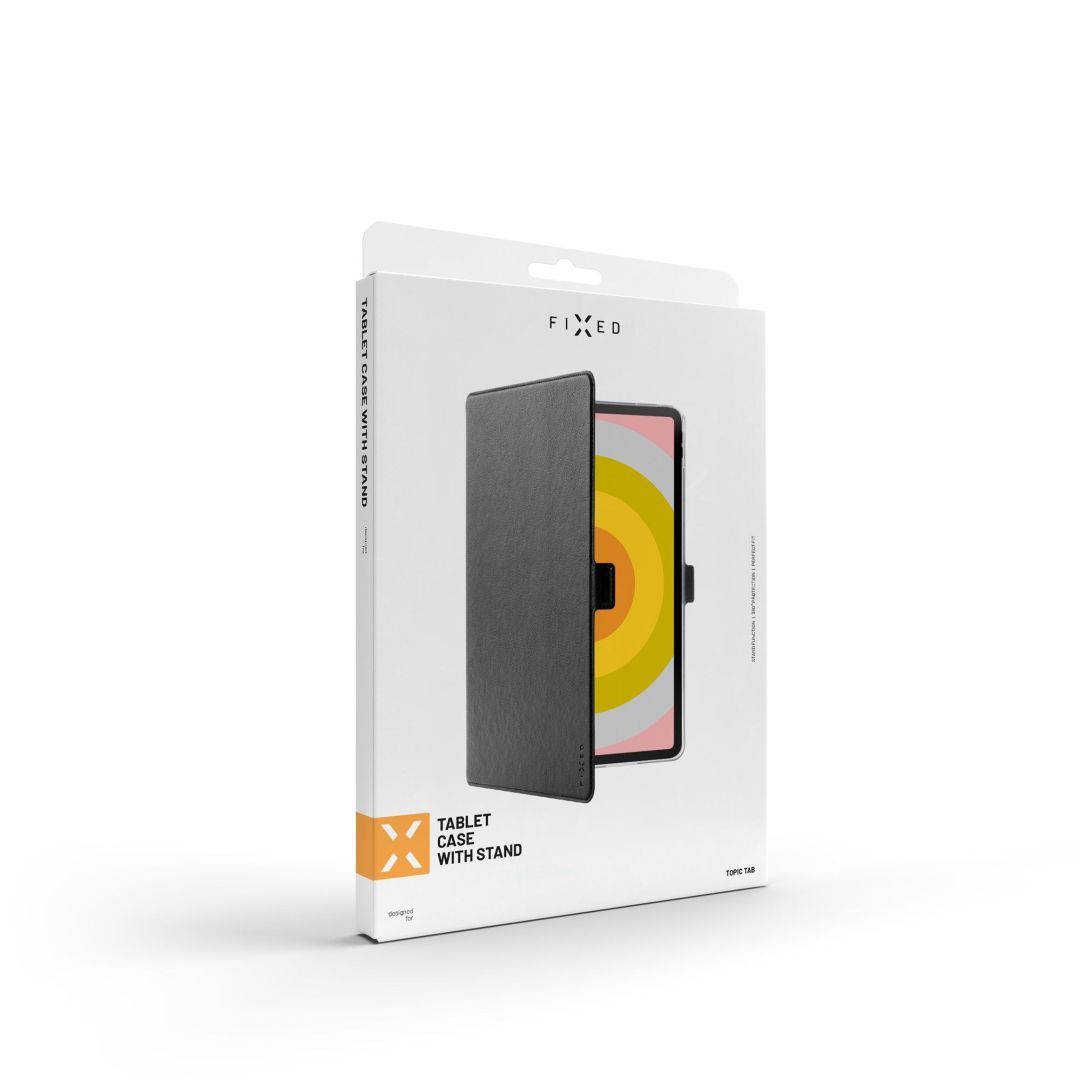 FIXED Topic Tab Tablet tok, tartóval, Samsung Galaxy Tab S6 Lite készülékhez, fekete