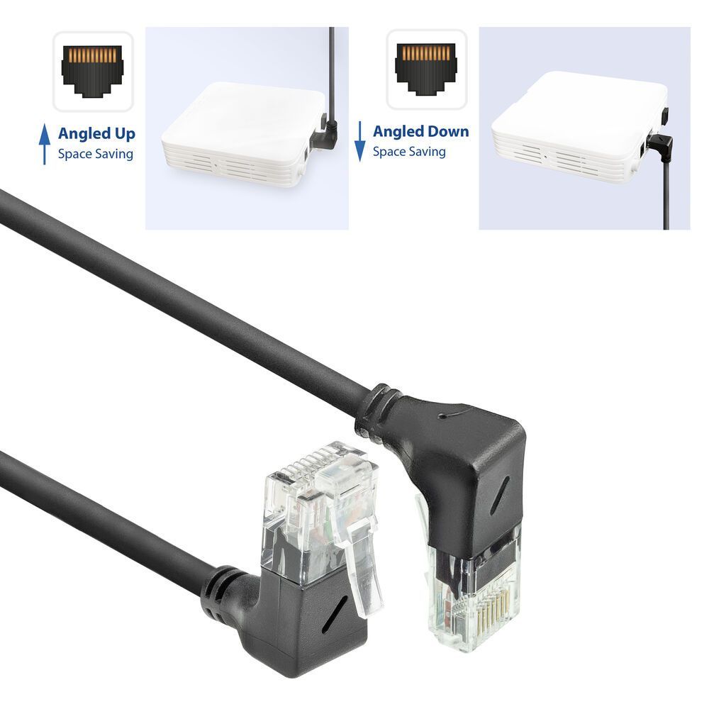 ACT CAT6A U-UTP Patch Cable 1m Black ACT CAT6A U-UTP Patch Cable 1m Black