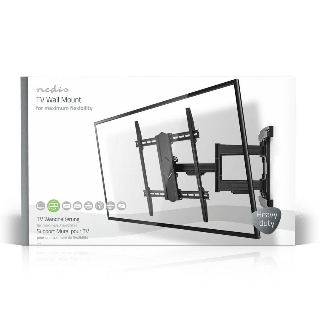 Nedis Full Motion TV Wall Mount 43"-100" Black Nedis Full Motion TV Wall Mount 43"-100" Black